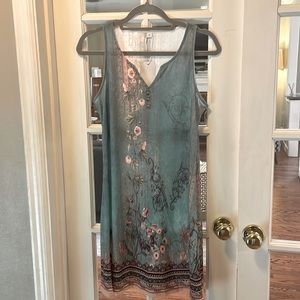 Boho style mini dress